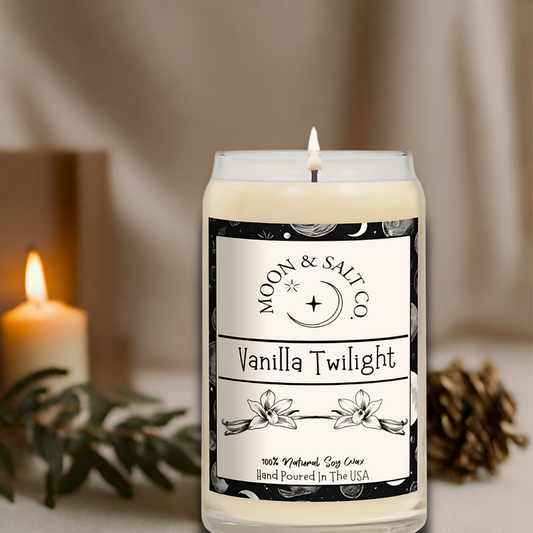 Moon & Salt Co. Vanilla Twilight Candle 13.75 oz